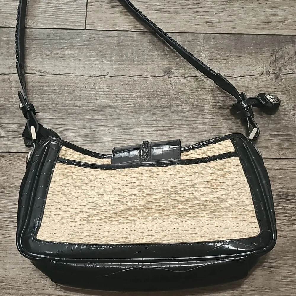 Black and Tan Women's Shoulder Bag